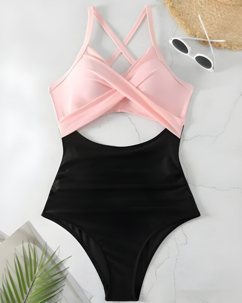 Selena™ | Elegante shaping badpak met cut-out design