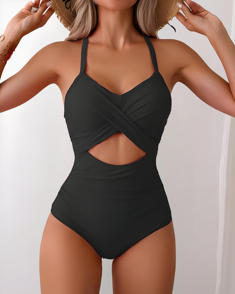 Selena™ | Elegante shaping badpak met cut-out design