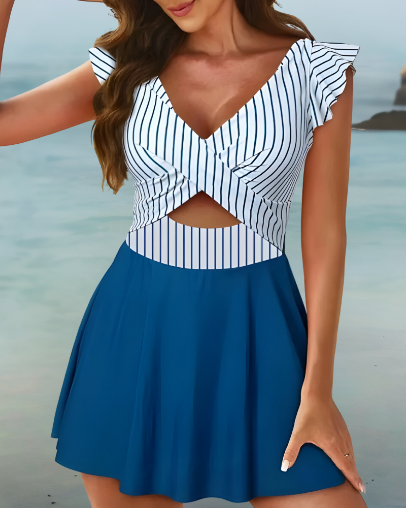 Valentina™ | Elegante Swim Dress met shaping effect