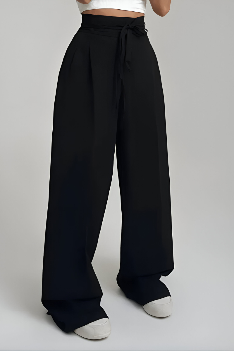 Charlotte™ | Hoge Taille Wijde Pijpen Broek