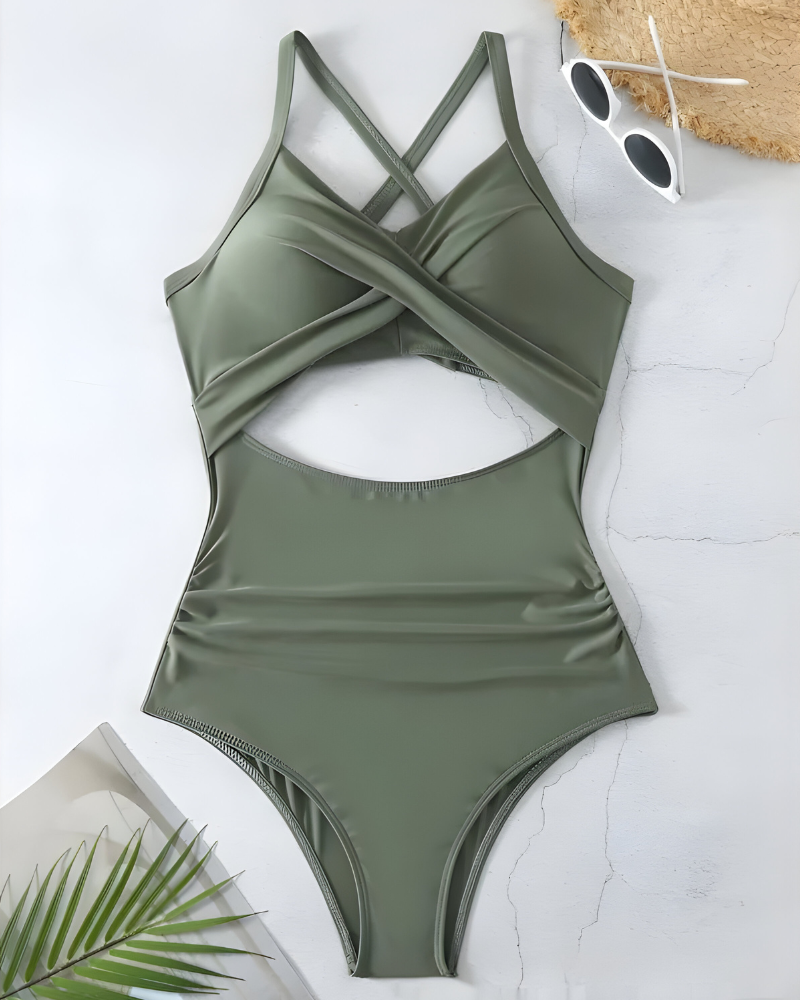 Selena™ | Elegante shaping badpak met cut-out design