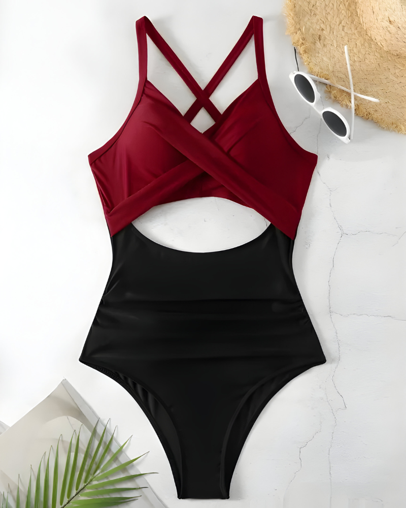 Selena™ | Elegante shaping badpak met cut-out design