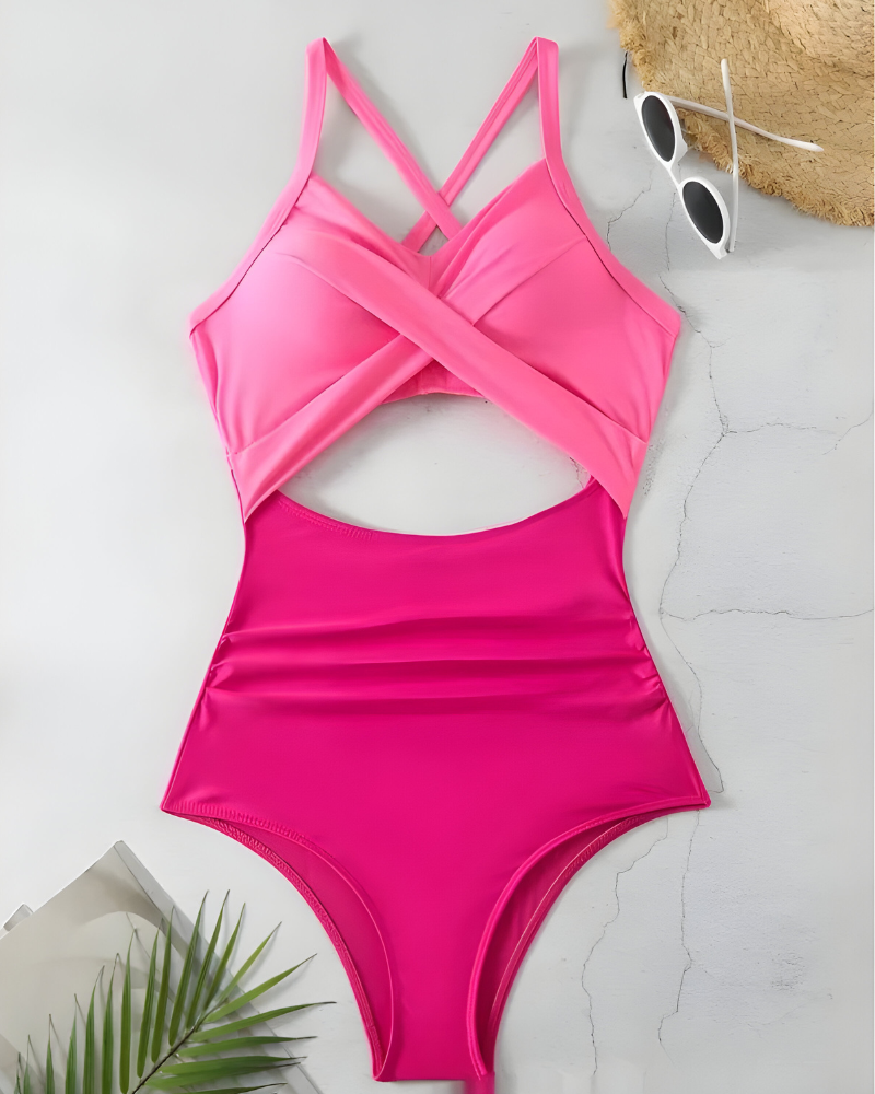 Selena™ | Elegante shaping badpak met cut-out design