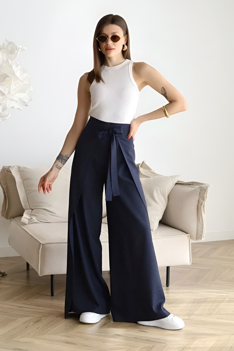 Milou™ | Broek met Wijde Pijpen