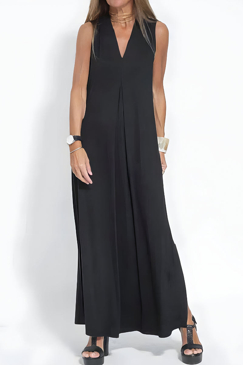 Elise™ | Elegante lange jurk met bijpassend gratis vestje