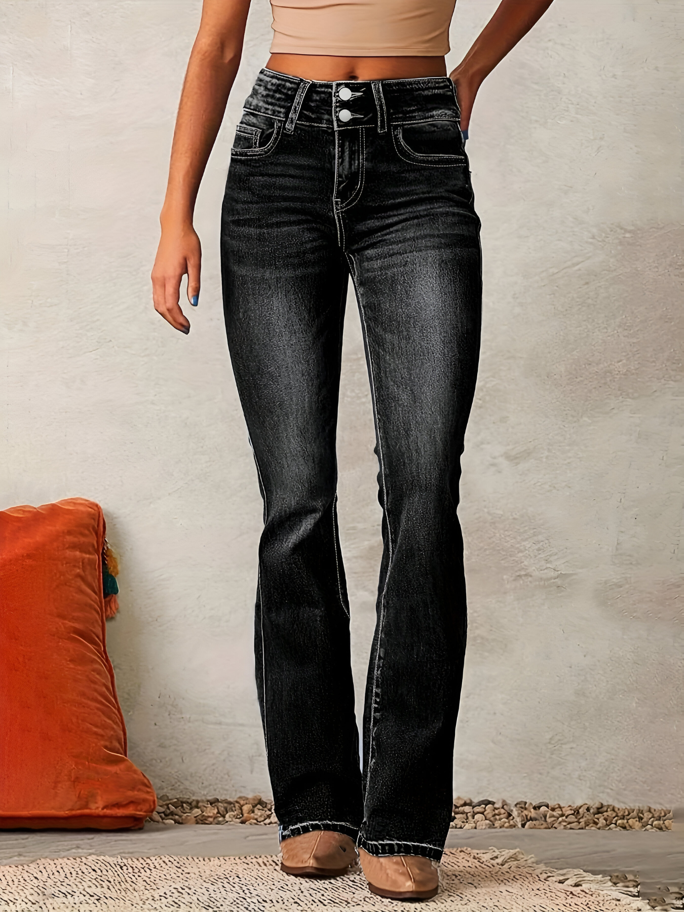 Isabel™ | High-Waisted Flared Jeans
