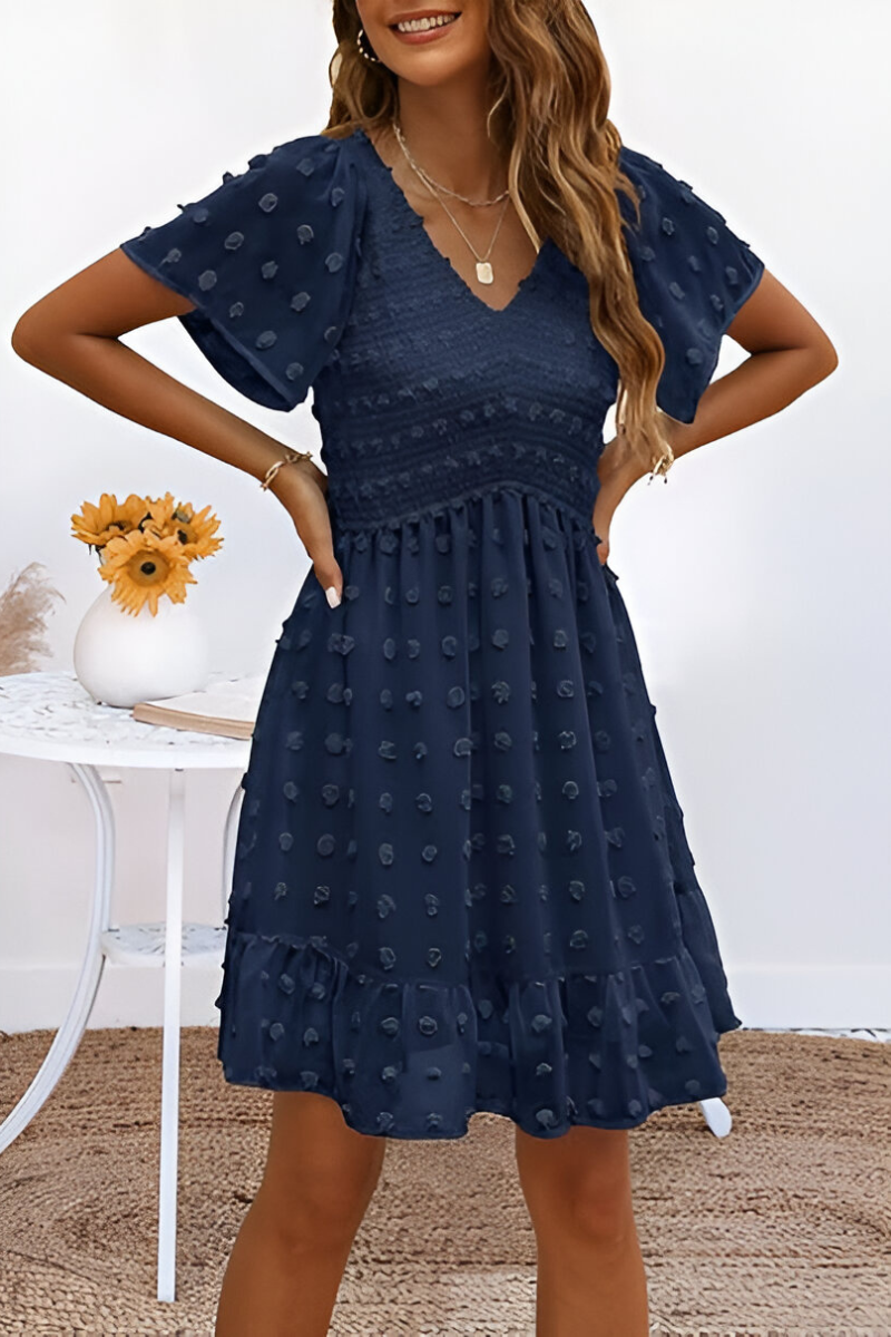 Livara™ | Zomerjurk Met Bloemenstructuur