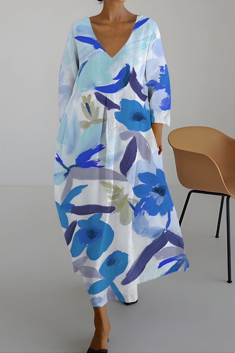 Georgina™ | Stijlvolle Bloemenjurk