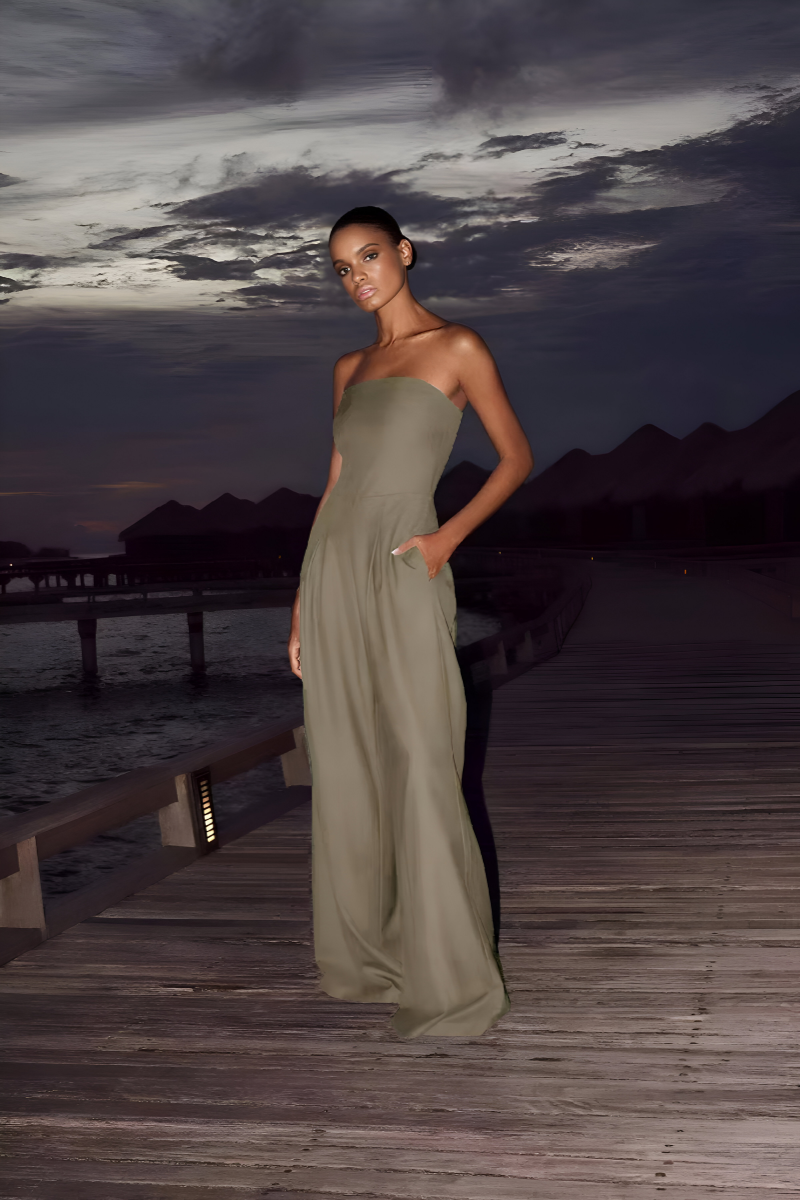 Zita™ | Elegante Strapless Jumpsuit
