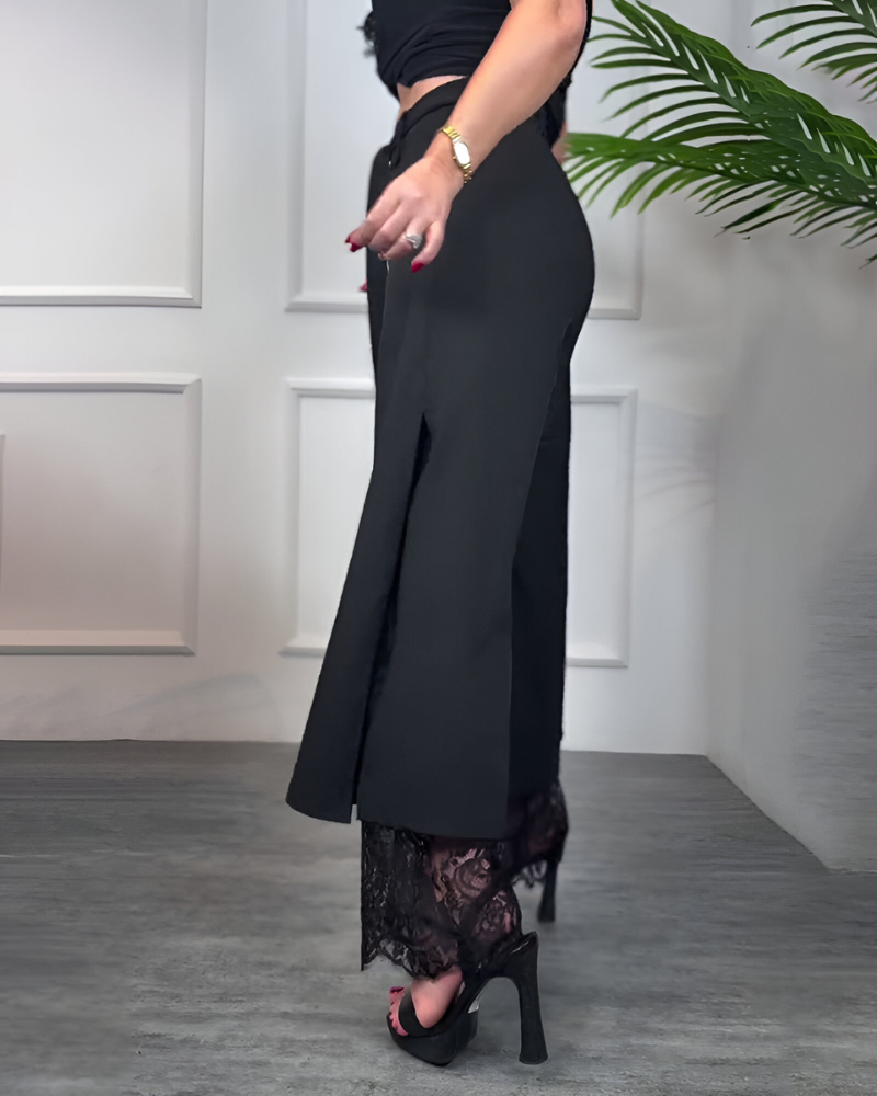 Yara™ | Elegante Geborduurde Broek