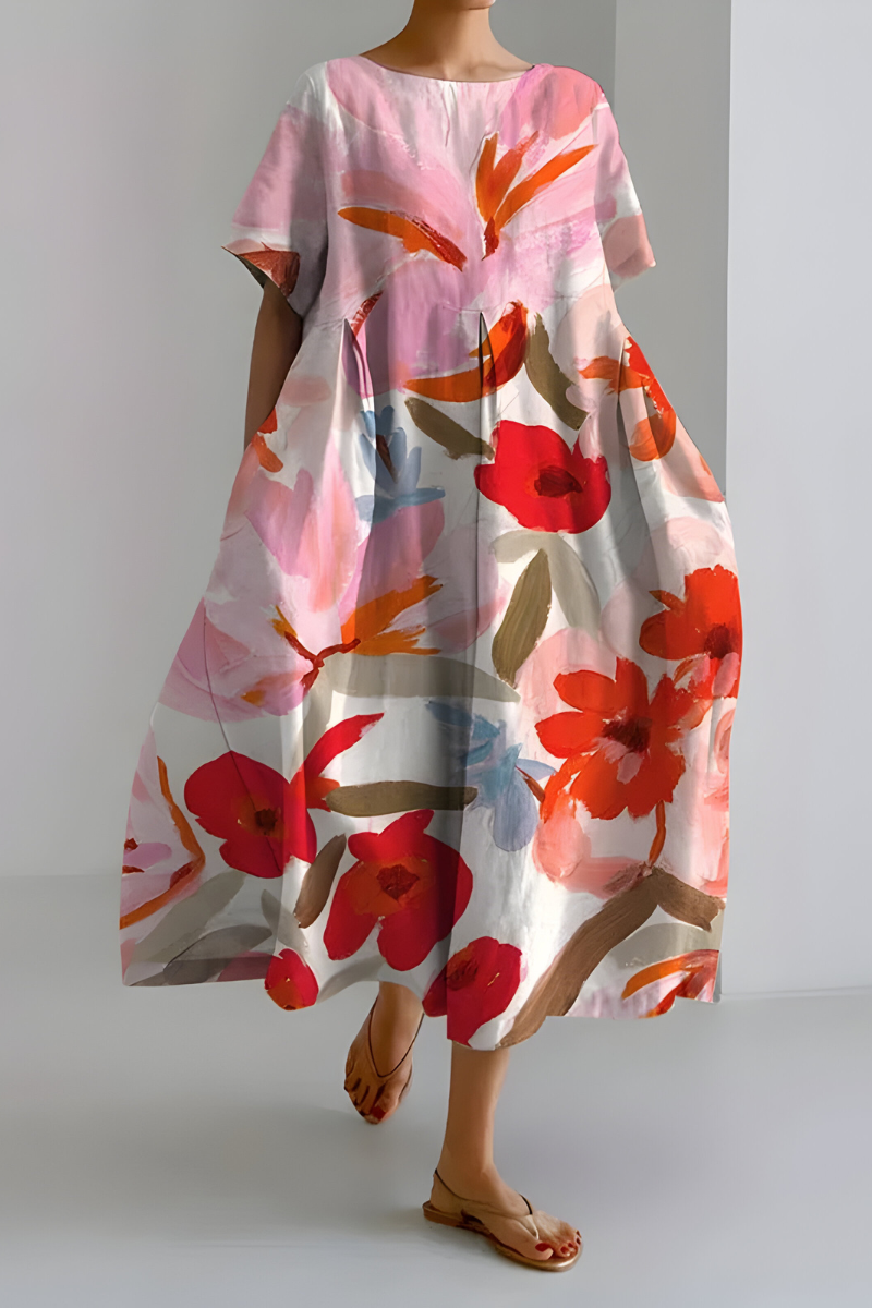 Georgina™ | Stijlvolle Bloemenjurk