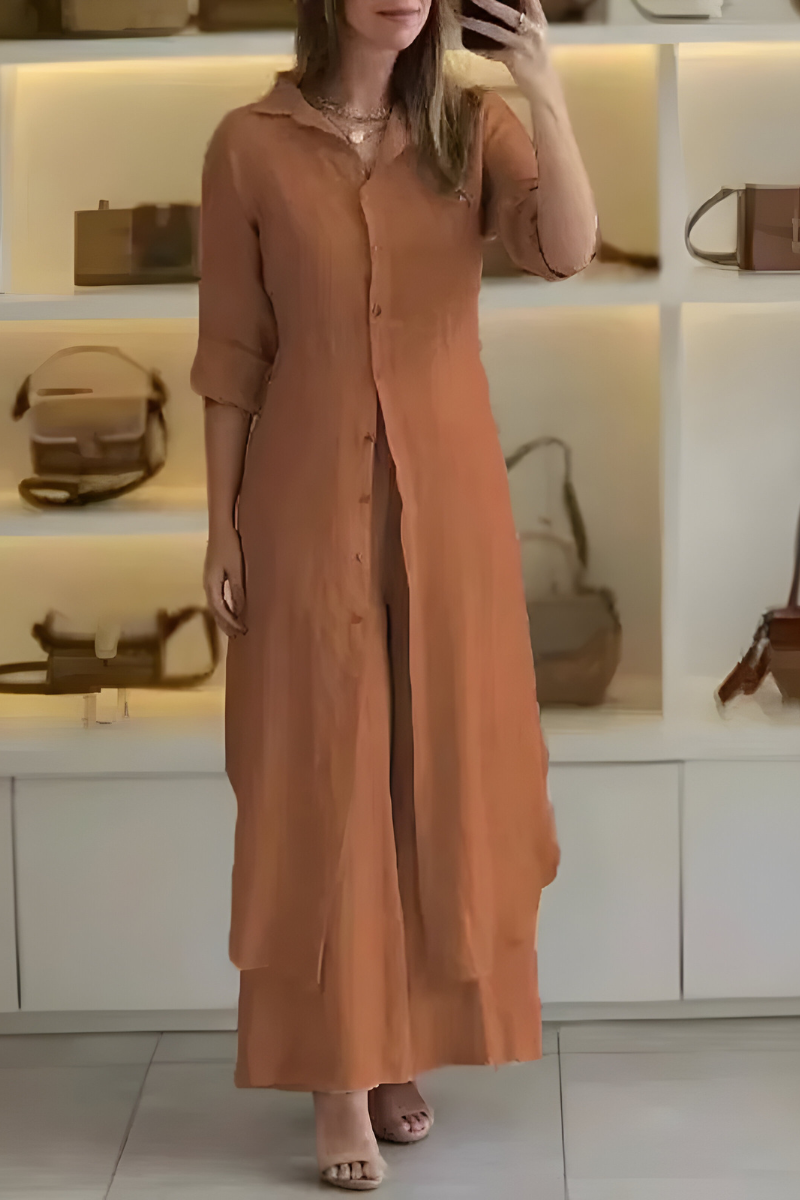 Marta™ | Luchtige Zomerset van Linnen