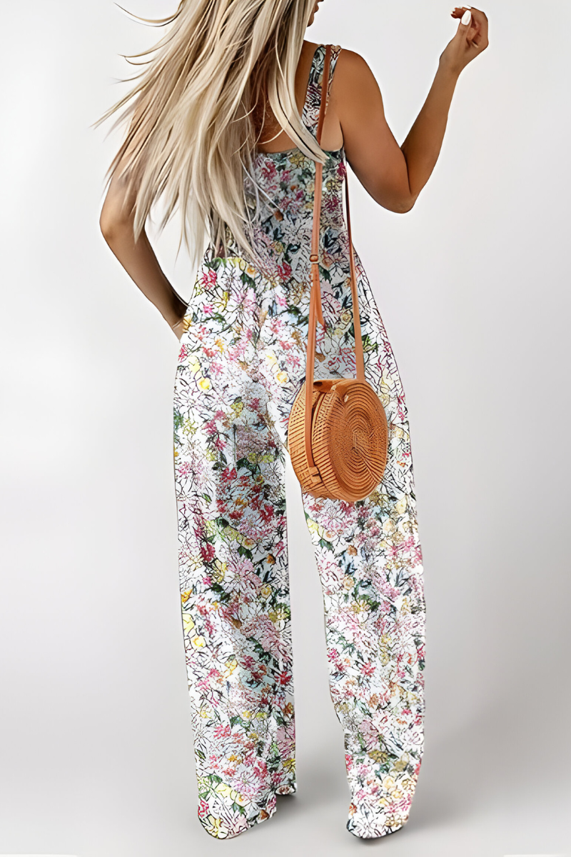 Mila™ | Mouwloze Jumpsuit met Bloemenprint