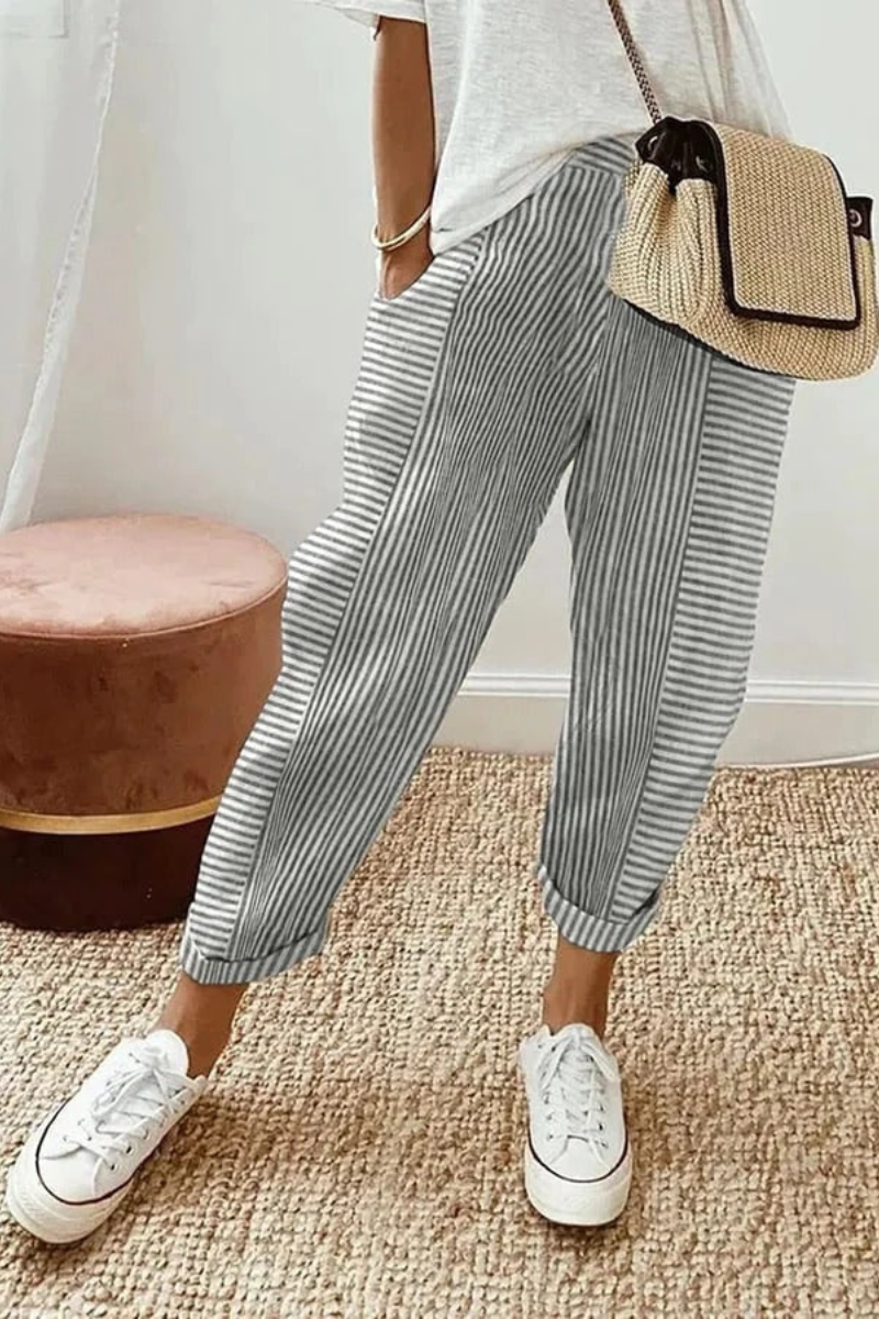 Mira™ | Casual Gestreepte Relaxte Broek (1+1 Gratis)