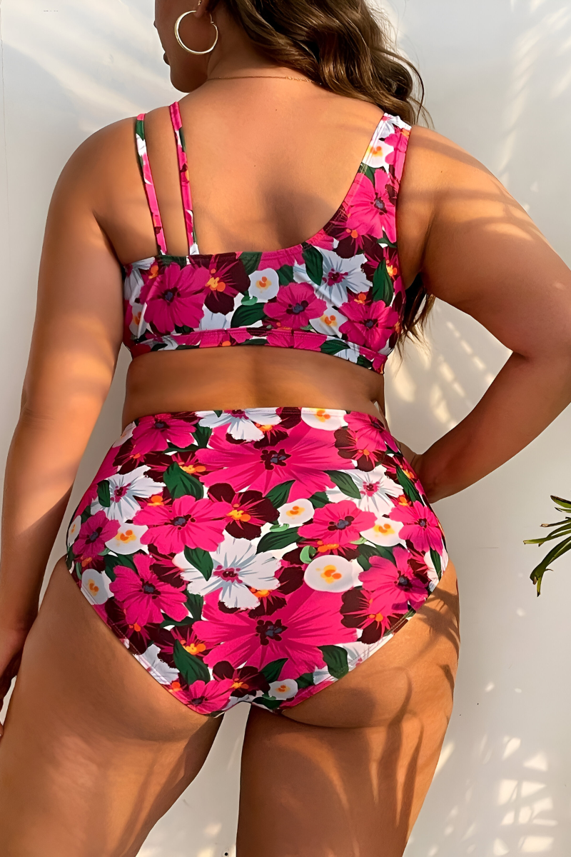Nela™ | Plus Size Stretchy Tummy Control Bikini