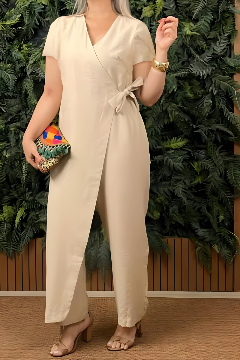 Imke™ | Klassieke Relaxte Pasvorm Jumpsuit