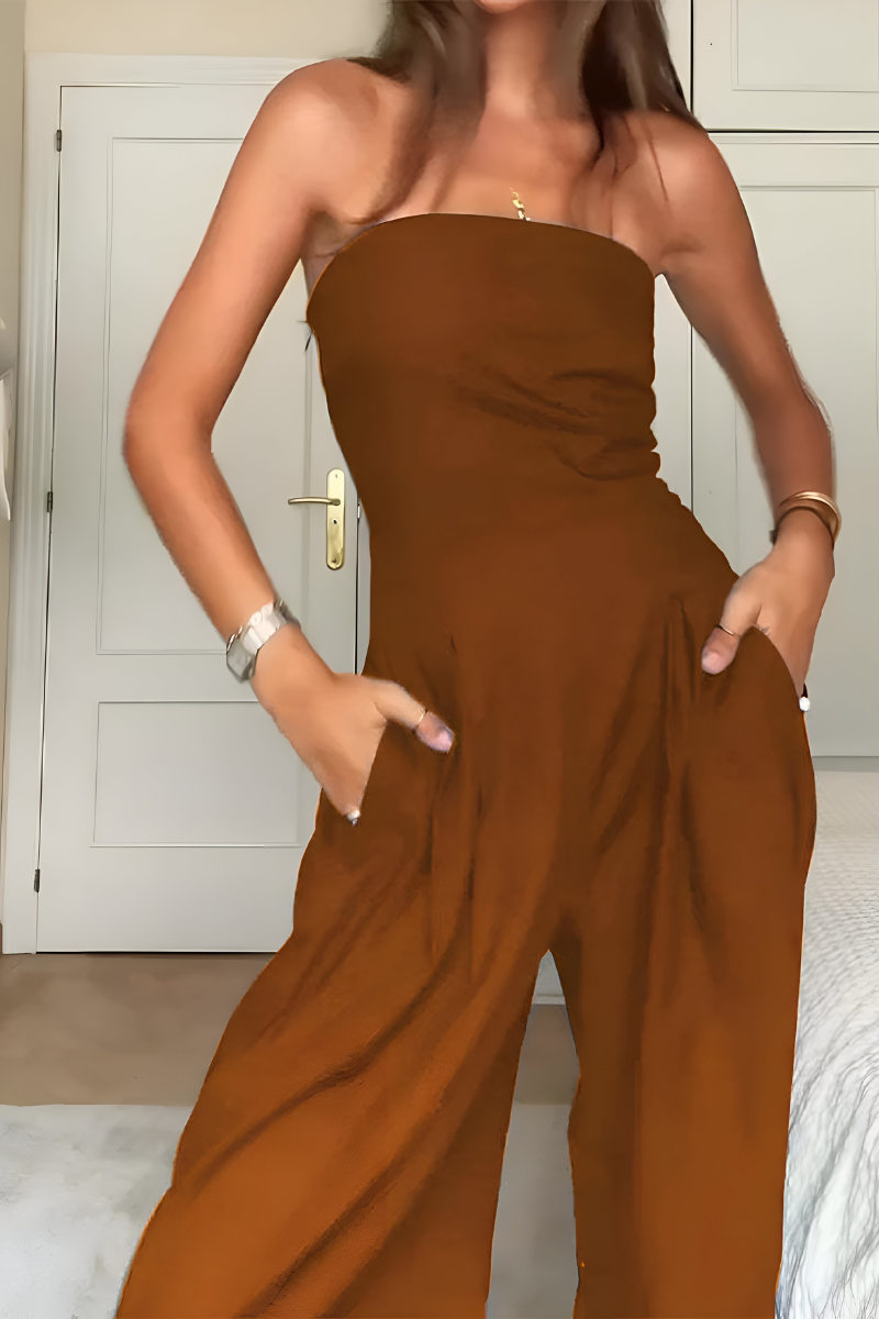 Zita™ | Elegante Strapless Jumpsuit