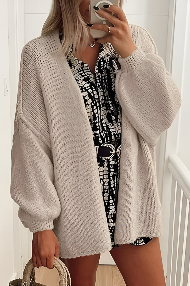Luna™ | Oversized Gebreide Cardigan