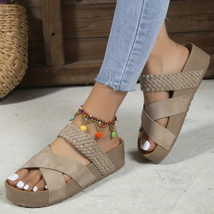 Isis™ | Comfortabele Sleehak Sandalen
