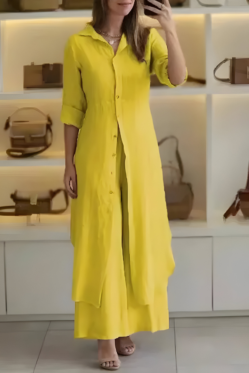 Marta™ | Luchtige Zomerset van Linnen