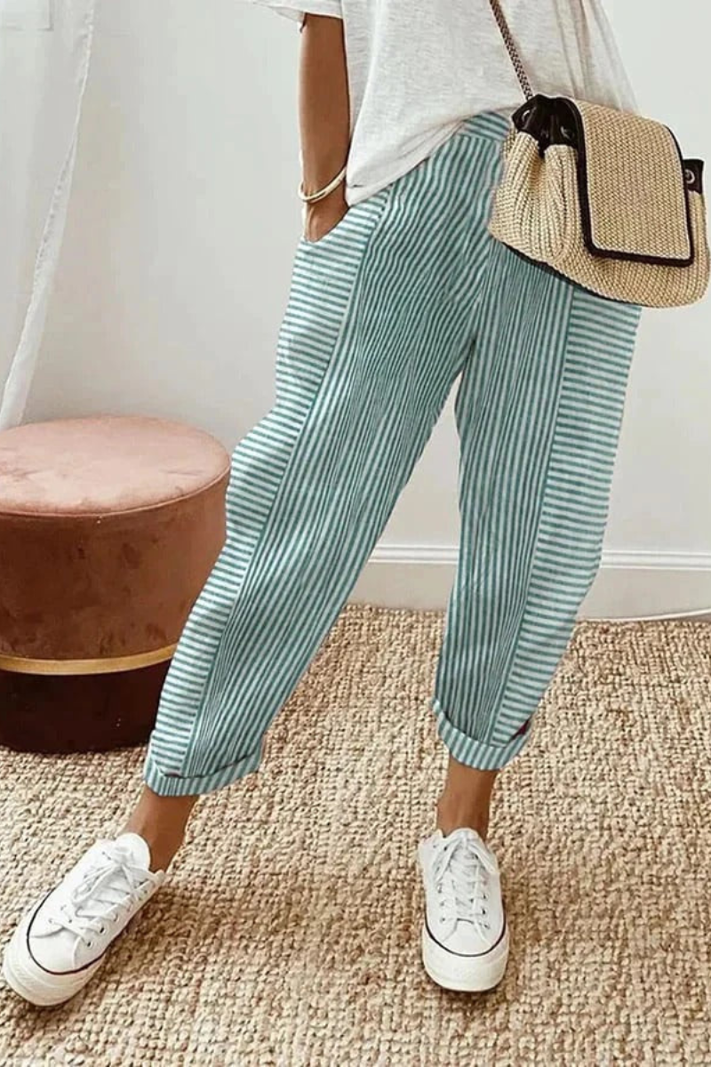 Mira™ | Casual Gestreepte Relaxte Broek (1+1 Gratis)