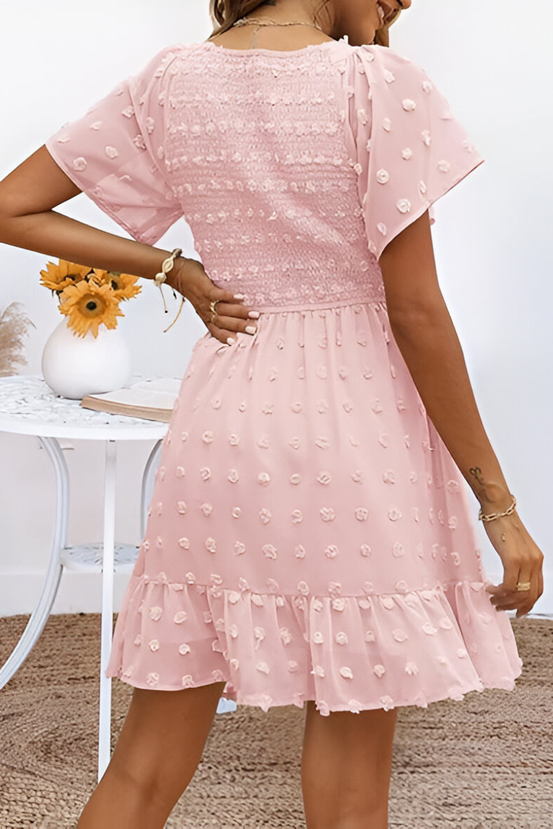 Livara™ | Zomerjurk Met Bloemenstructuur