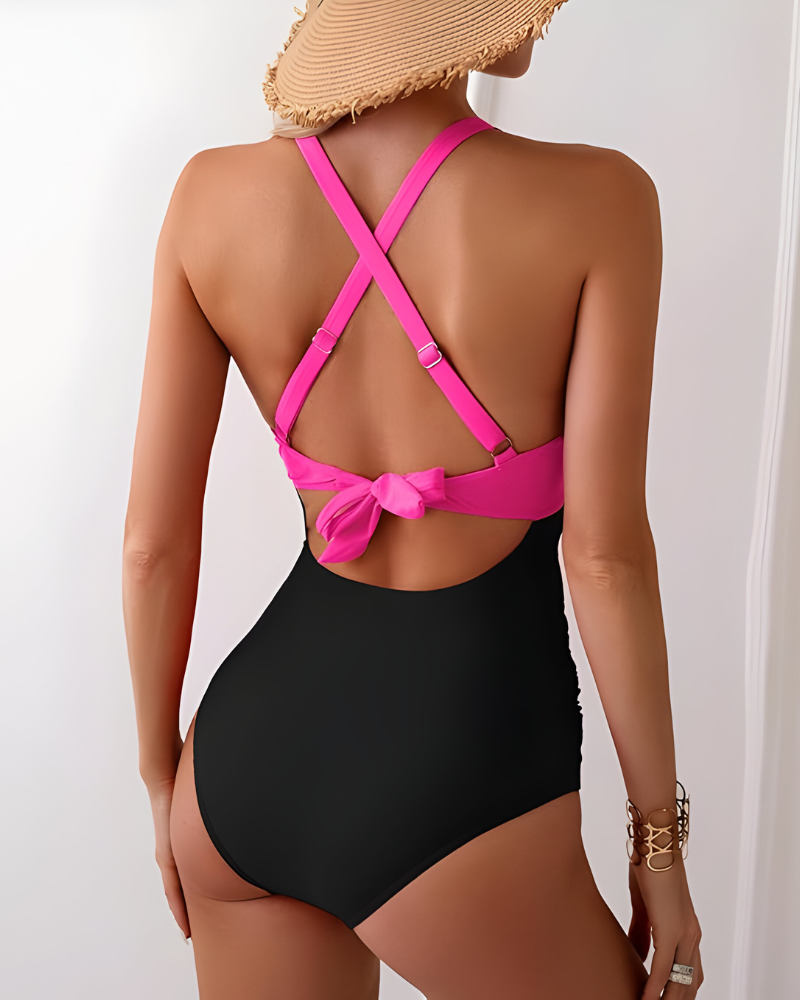 Selena™ | Elegante shaping badpak met cut-out design