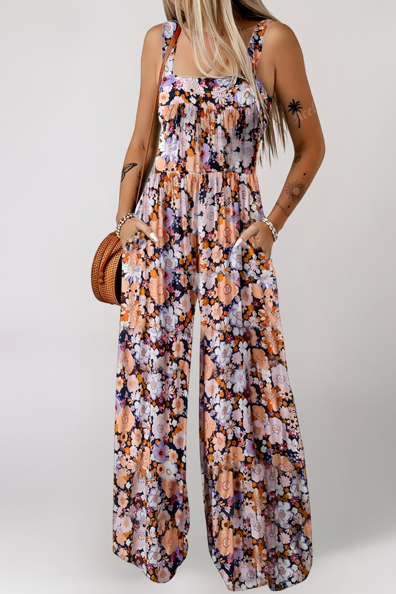 Mila™ | Mouwloze Jumpsuit met Bloemenprint