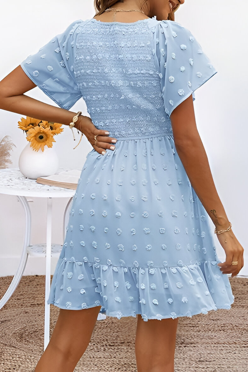 Livara™ | Zomerjurk Met Bloemenstructuur