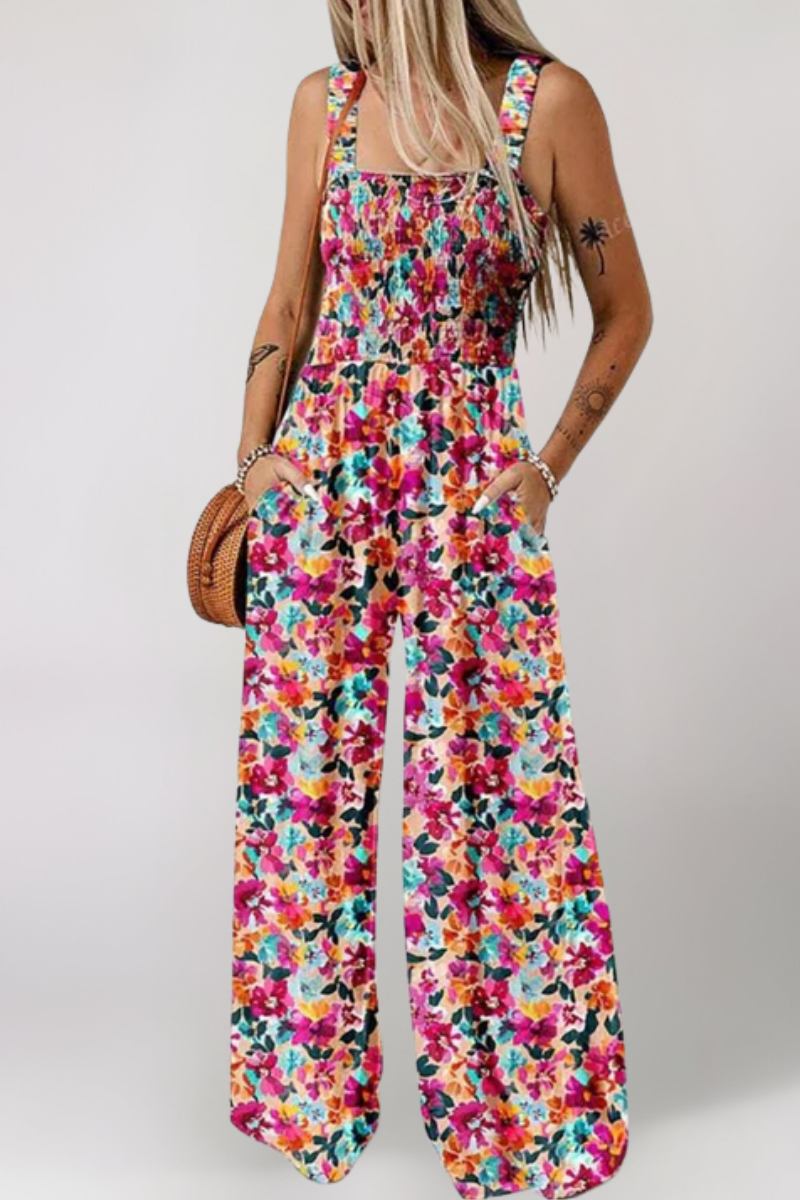 Mila™ | Mouwloze Jumpsuit met Bloemenprint