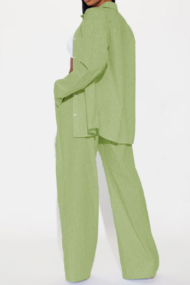 Tessa™ | Gestreepte Comfortabele Tweedelige Set