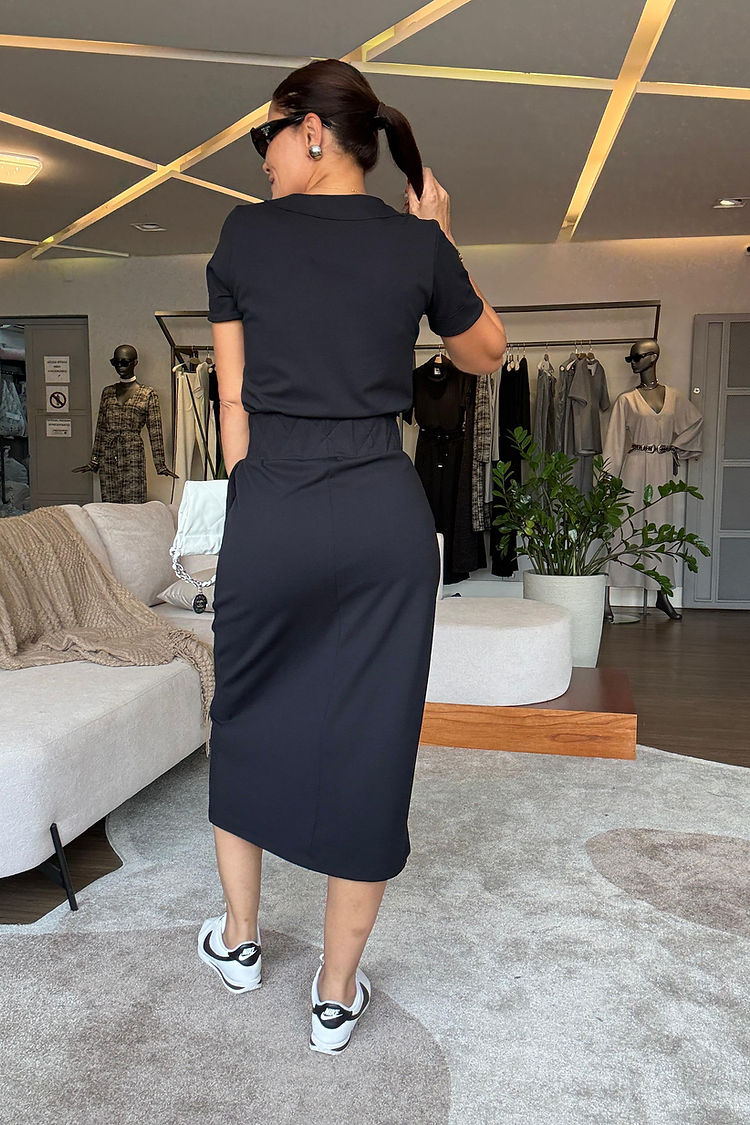 Jacqueline™ | Stijlvolle V-hals Top en Rok