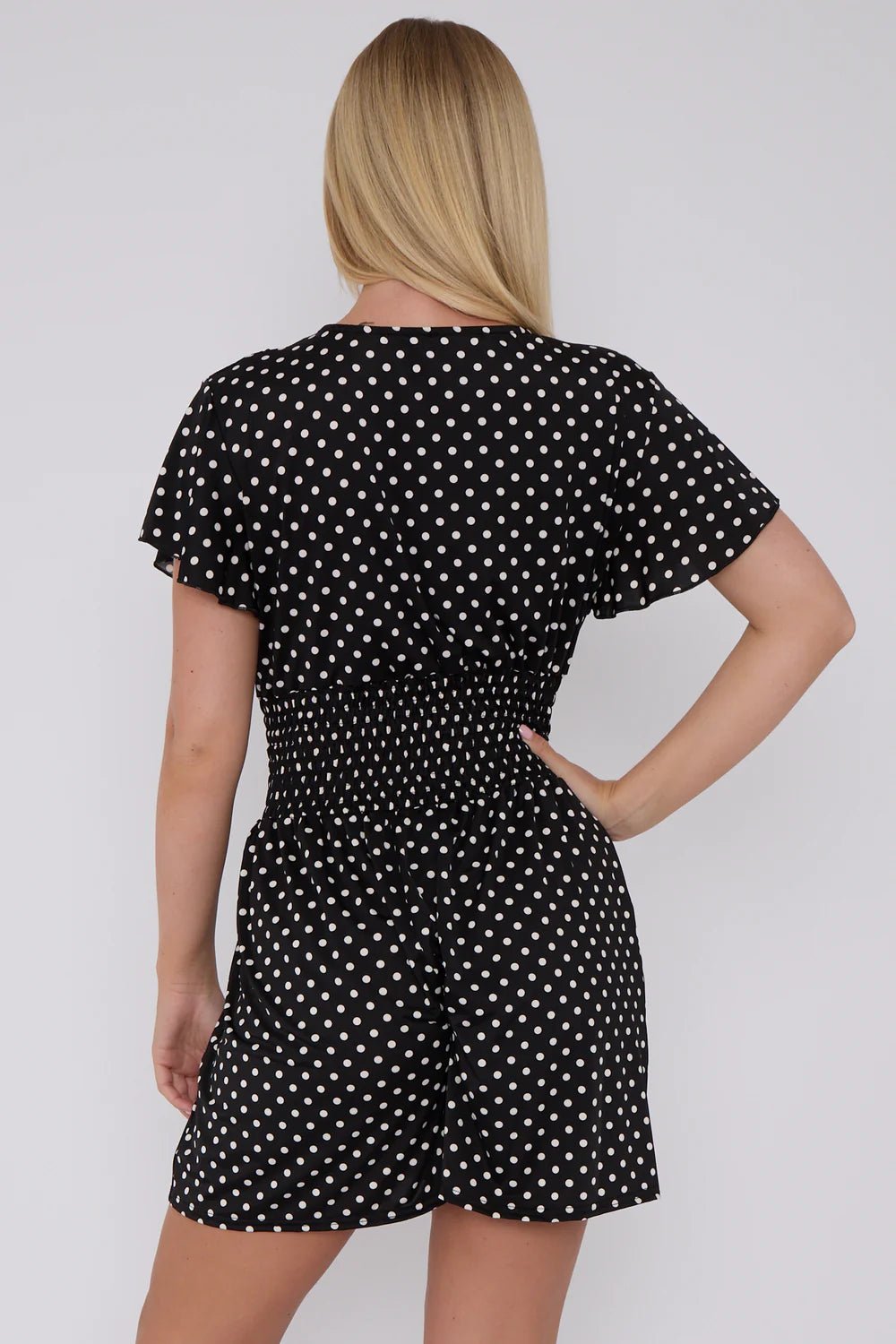Hetty™ | Polkadot V-hals Jumpsuit