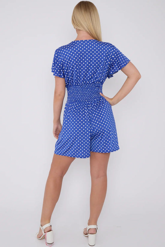 Hetty™ | Polkadot V-hals Jumpsuit