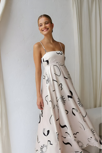 Tess™ | Zomerse Gestreepte Maxi Jurk