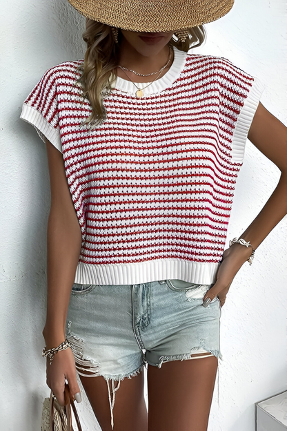 Liv™ | Mouwloze gebreide top