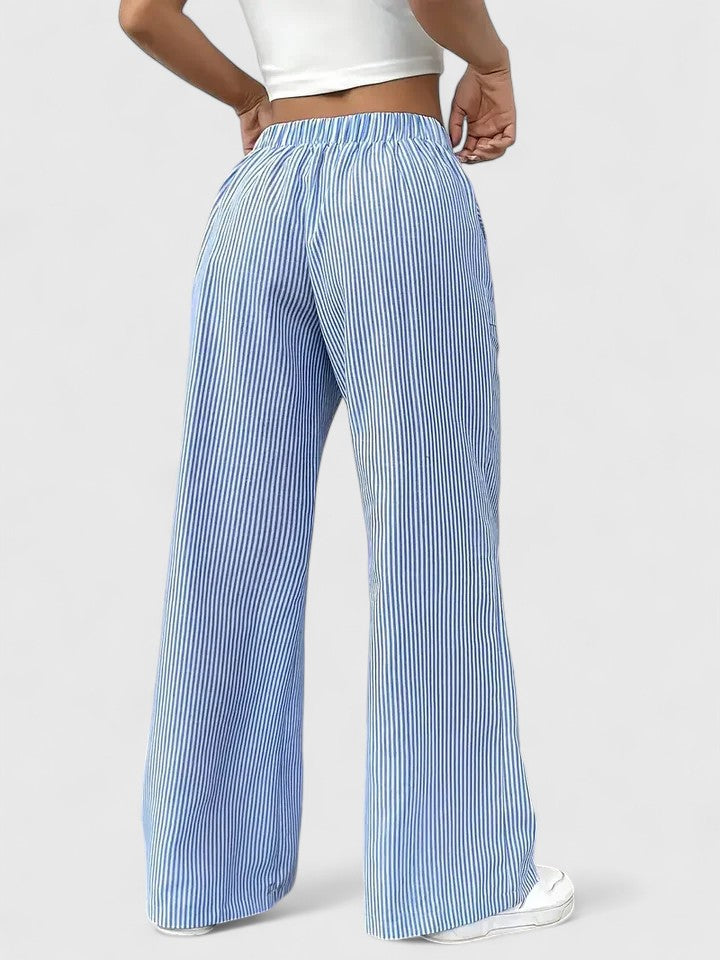 Dominique™ | Ruime en comfortabele broek met elegante details