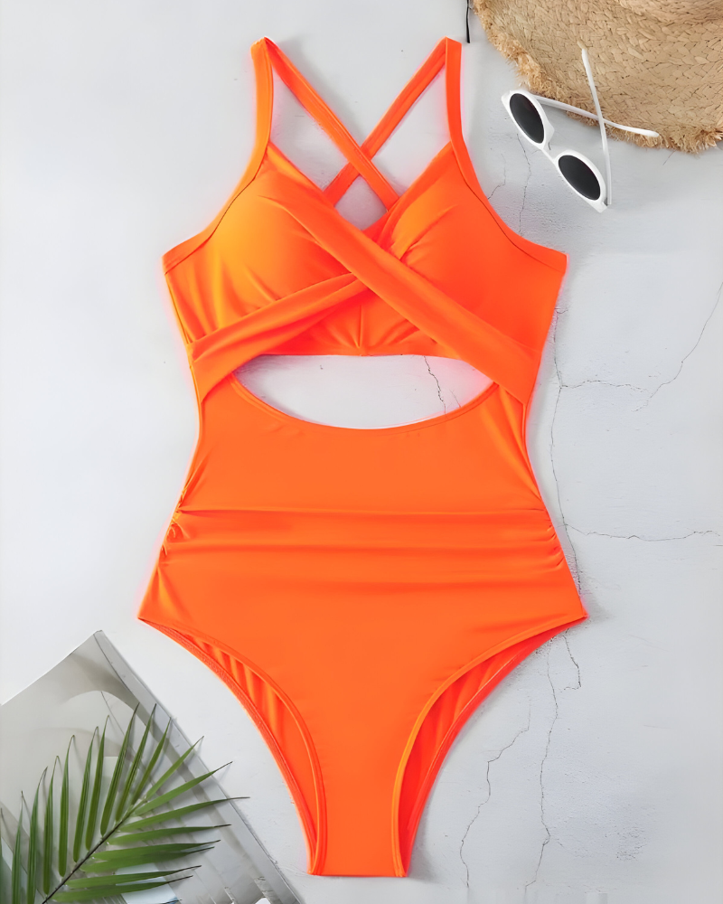 Selena™ | Elegante shaping badpak met cut-out design