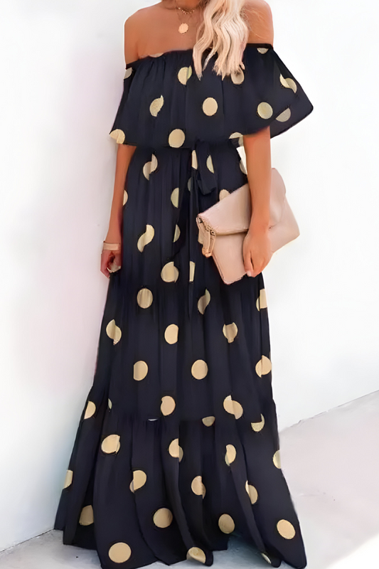 Milou™ | Pluss Size Boho Stippen Jurk