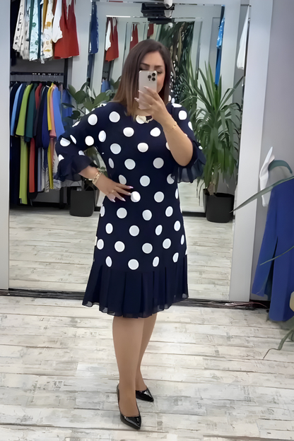 Rosa™ | Luchtige Jurk met Stippen