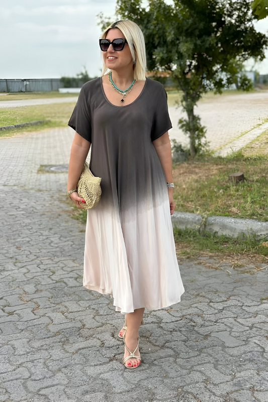 Elize™ | Zachte Ombre Maxi Jurk
