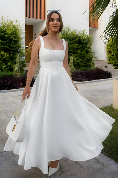 Amelia™ | Tijdloze Midi-jurk