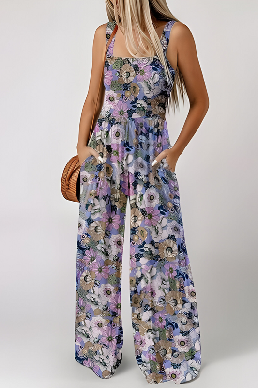 Mila™ | Mouwloze Jumpsuit met Bloemenprint
