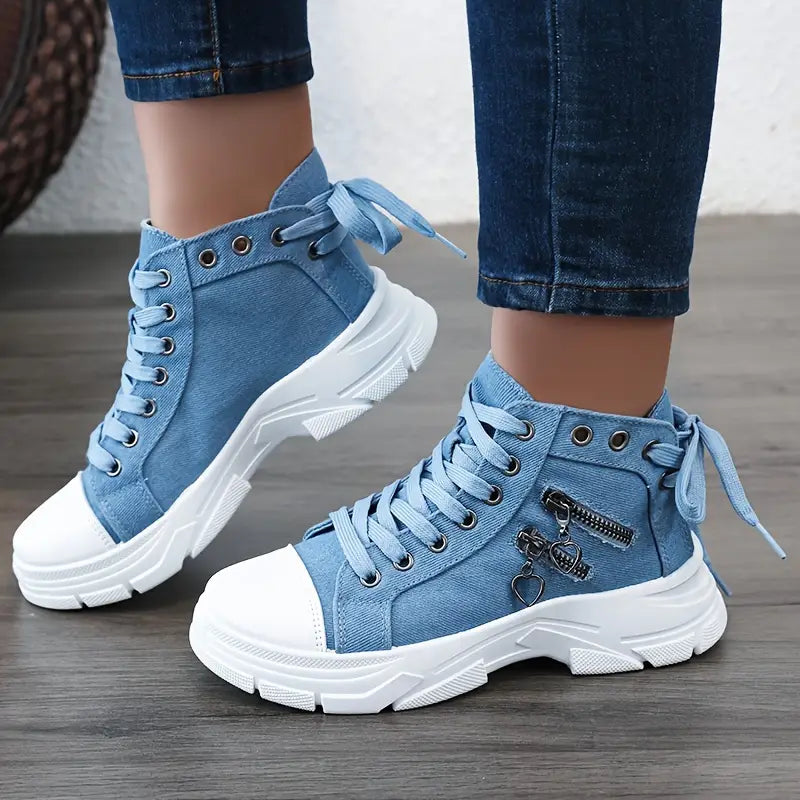 Maryam™ | Casual Alledaagse Denim Sneakers