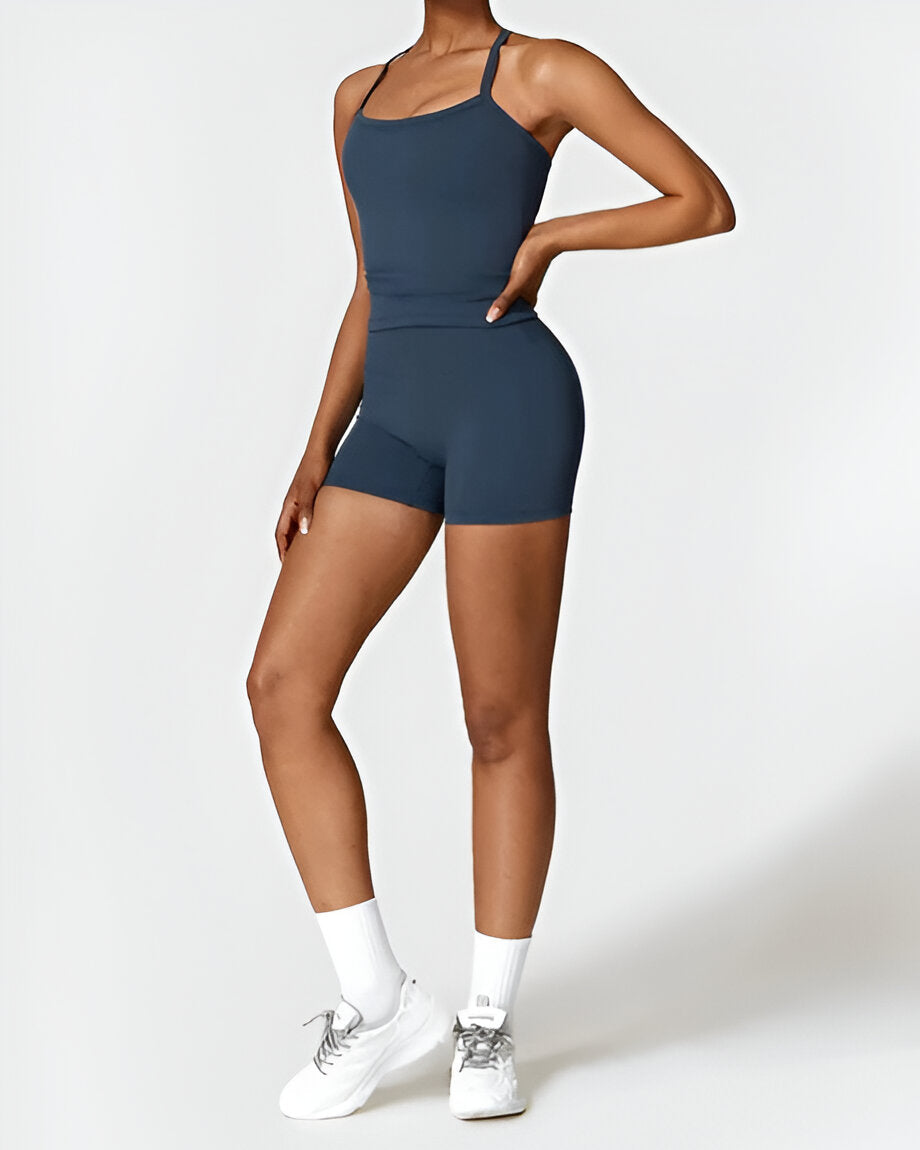 Elin™ | Naadloze Pasvorm Shorts & Tank Set