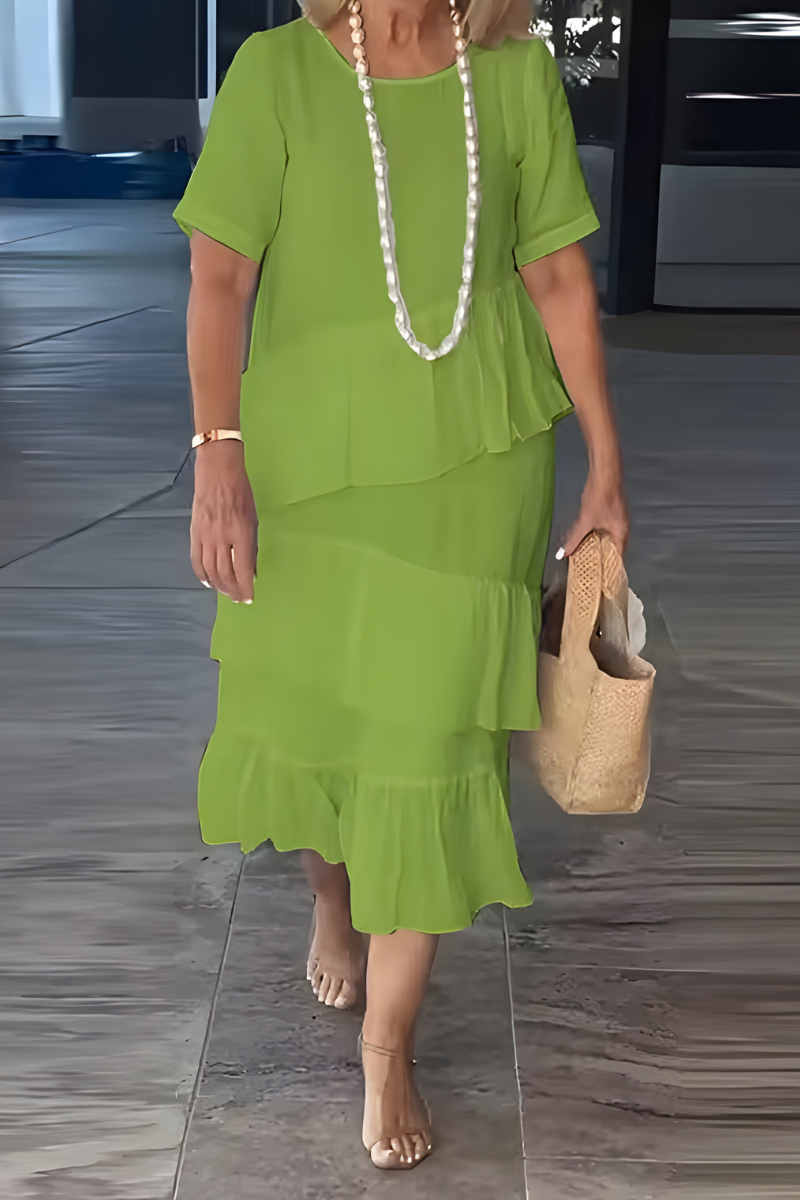 Luna™ | Katoenen Jurk Met Korte Mouwen