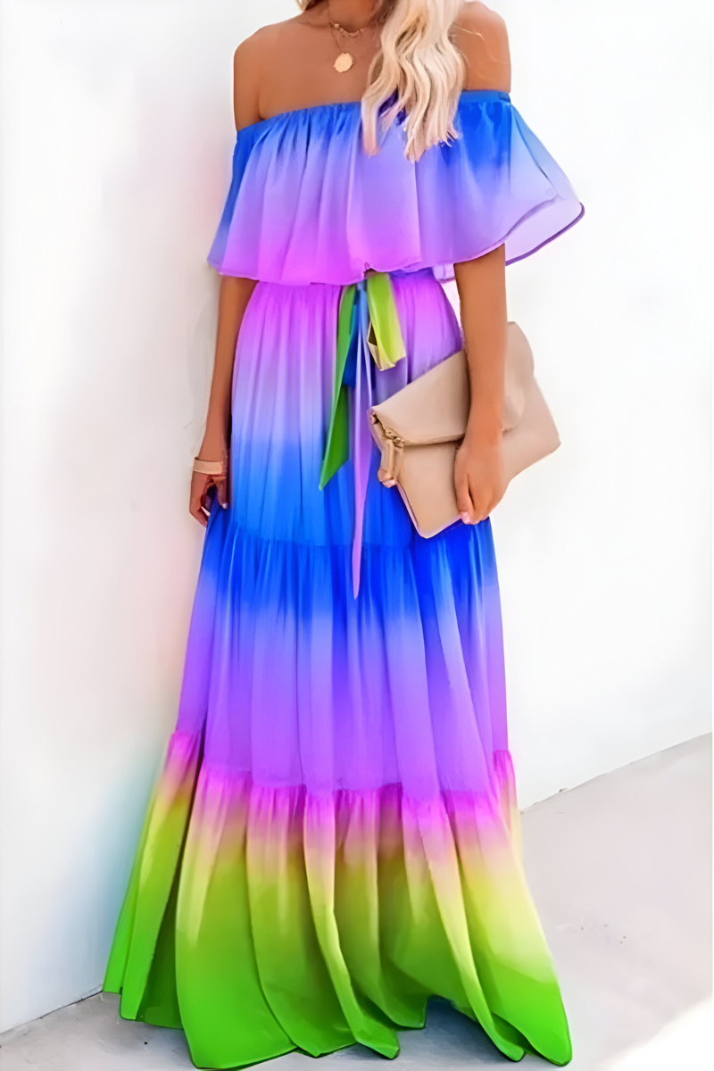 Milou™ | Pluss Size Boho Stippen Jurk