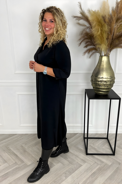 Olivia™ | Kreukvrije Zijden Maxi-Blousejurk