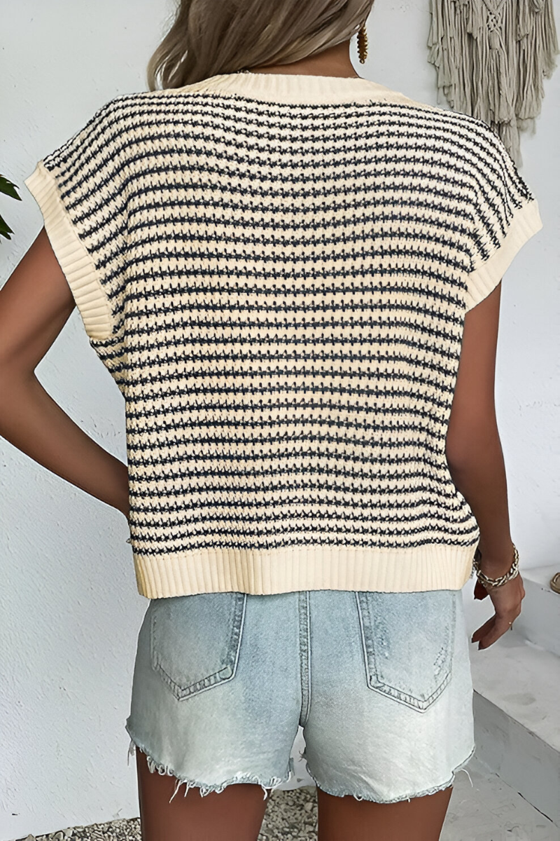 Liv™ | Mouwloze gebreide top