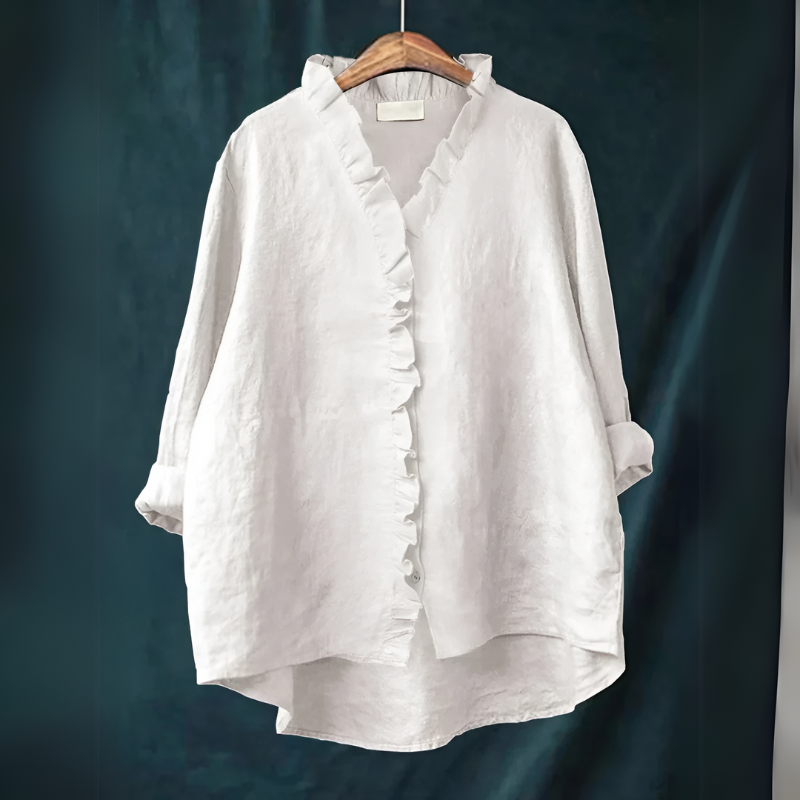 Silke™ | Klassieke Ruches Blouse